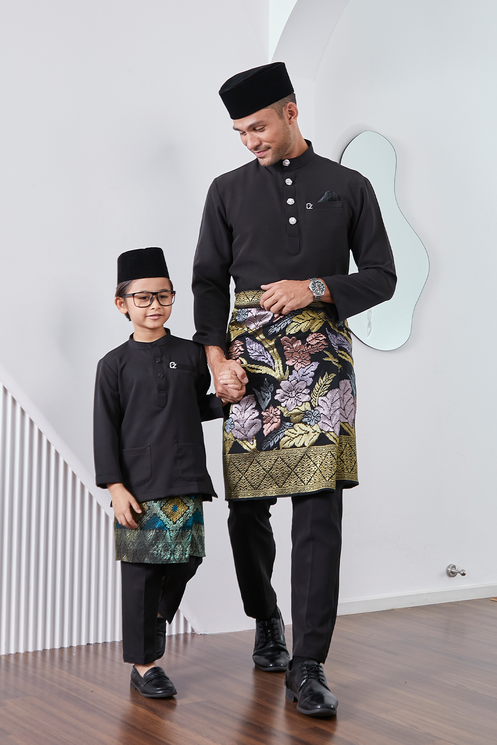 Baju Melayu Yusoff - Exclusive Black